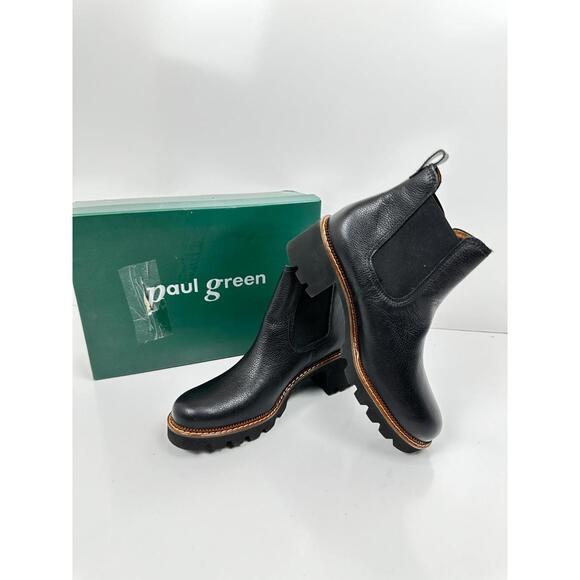 Paul Green Adult 9775-01 Schwarz Size 6.5 Women Boots 27133